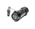 Circular Connector, Socket, 2 Contacts, 10A, 500V, IP67